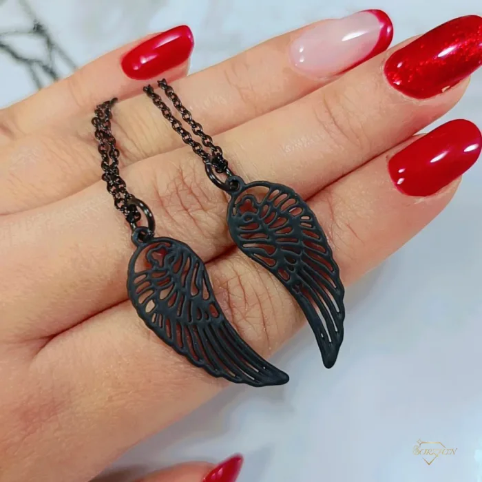 گردنبند استیل زنانه طرح بال