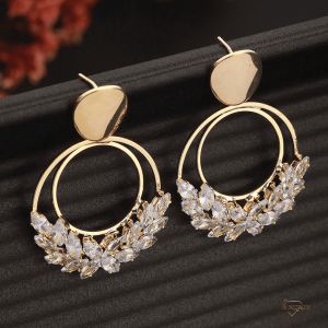 گوشواره استیل زنانه برگ زیتون